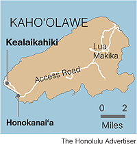map of kahoolawe